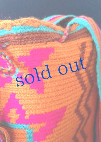 画像5: コロンビアの先住民WAYUU族の手編みバッグ (5)