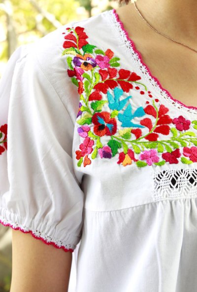 画像2: サンアントニーノ刺繍トップス