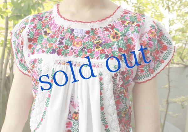 画像5: サンアントニーノ刺繍最高級ブラウス (5)