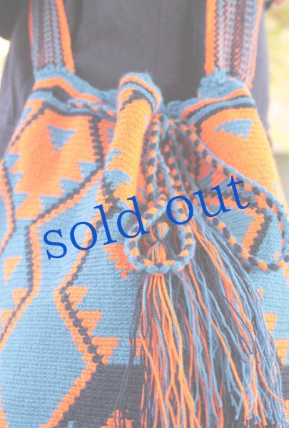 画像5: コロンビアの先住民WAYUU族の手編みバッグ　 (5)