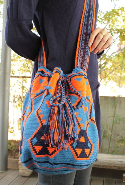 画像3: コロンビアの先住民WAYUU族の手編みバッグ　