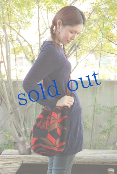 画像3: コロンビアの先住民WAYUU族の手編みバッグ (3)