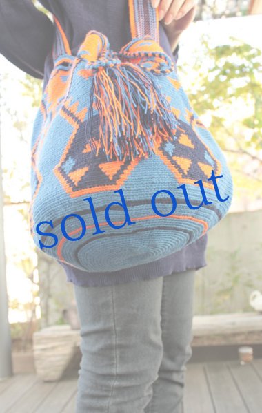 画像4: コロンビアの先住民WAYUU族の手編みバッグ　 (4)