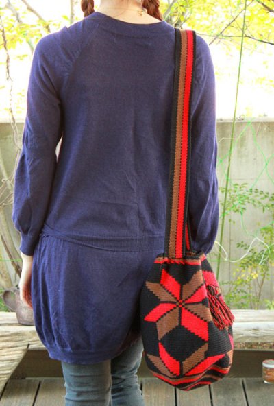 画像2: コロンビアの先住民WAYUU族の手編みバッグ