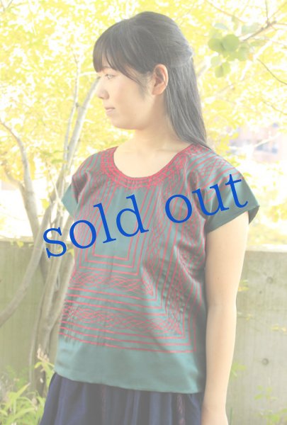 画像3: ウィピルトップスミシン刺繍  (3)