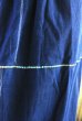画像4: 藍の織と刺繍のインディアンスカート (4)