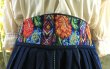 画像5: 藍の織と刺繍のインディアンスカート (5)