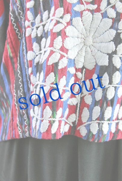 画像5: チアパス手織り生地のボリューム袖トップス (5)