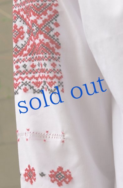 画像4: ウクライナ手刺繍トップス  (4)