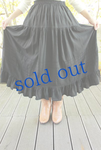 画像1: レーヨン生地オアハカの定番スカート　 (1)