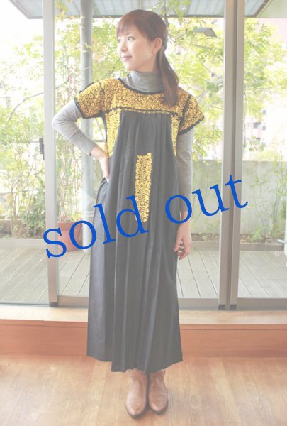 画像1: サンアントニーノ刺繍ワンピースドレス (1)