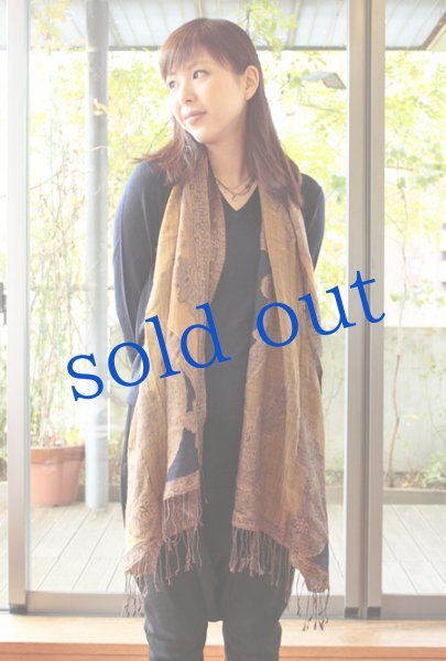 画像3: 軽いウールガーゼのジプシーストール　 (3)