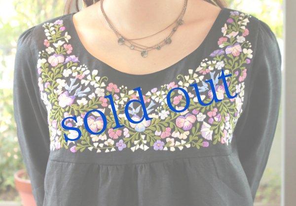 画像5: 洋服デザインの手刺繍ワンピース　 (5)