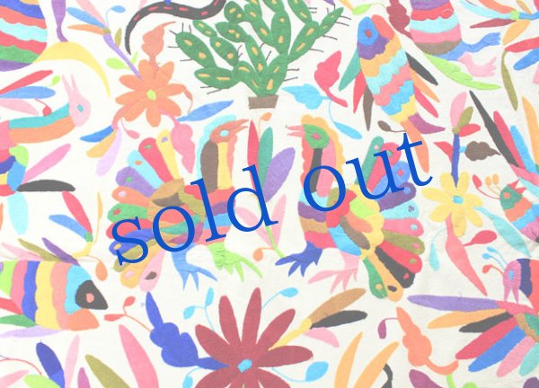 画像3: オトミの刺繍ベッドカバー・テーブルクロス　 (3)