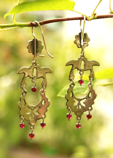 画像4: オアハカ小鳥のメキシコシルバーピアス (4)