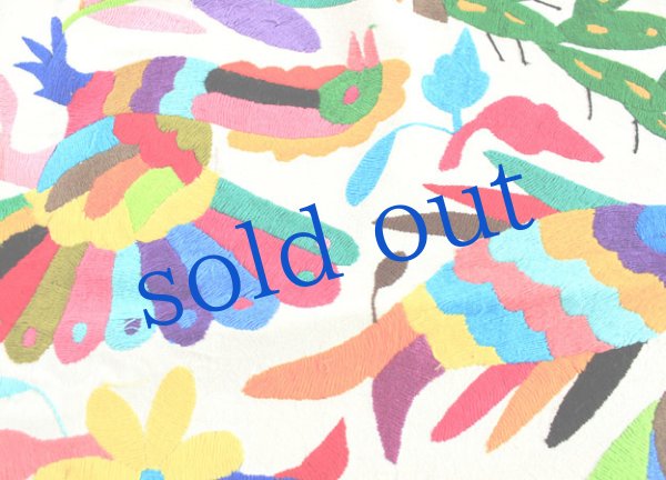 画像5: オトミの刺繍ベッドカバー・テーブルクロス　 (5)