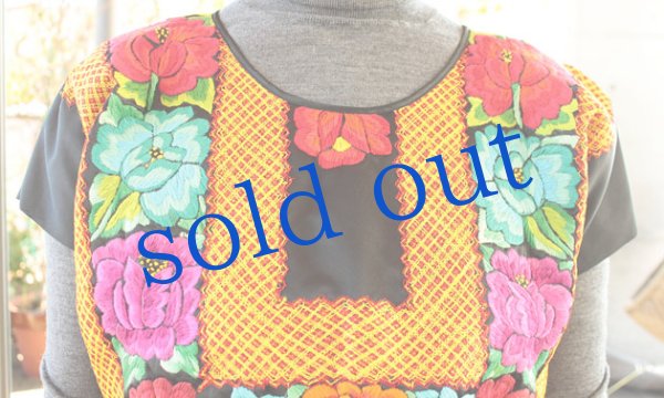 画像5: フチタン・テワナの刺繍ウィピルトップス (5)