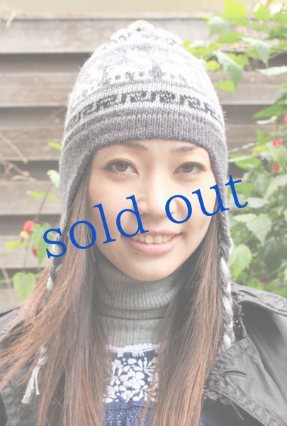 画像3: アルパカ毛糸のニット帽 (3)