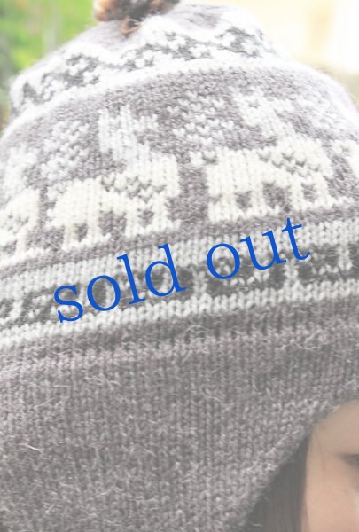 画像5: アルパカ毛糸のニット帽 (5)