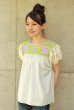 画像3: メキシコ刺繍長そでブラウス「チアパス」 　 (3)