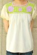 画像2: メキシコ刺繍長そでブラウス「チアパス」 　 (2)