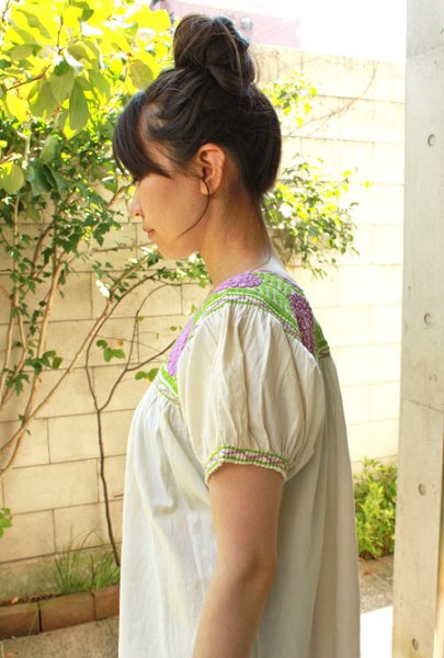 画像4: メキシコ刺繍ブラウス「チアパス」 (4)
