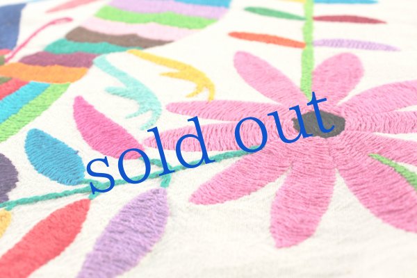 画像3: オトミの刺繍クロス[約42ｃｍ×３４ｃｍ] (3)