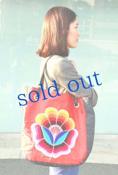 画像2: PUROCORAZON刺繍バッグ　 (2)