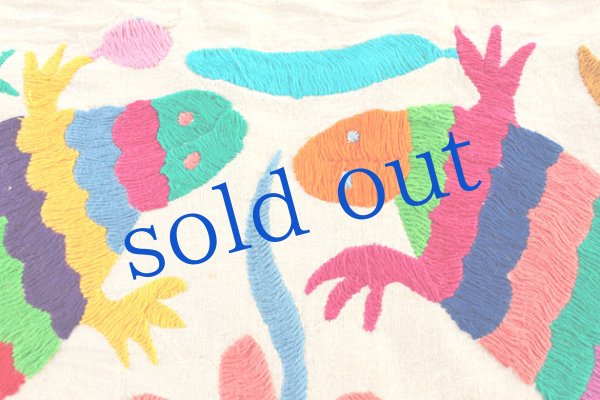 画像3: オトミの刺繍クロス[約44cm×34cm] (3)