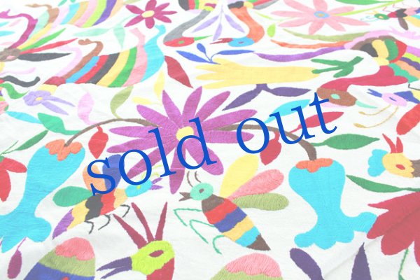 画像4: オトミの刺繍テーブルクロス (4)