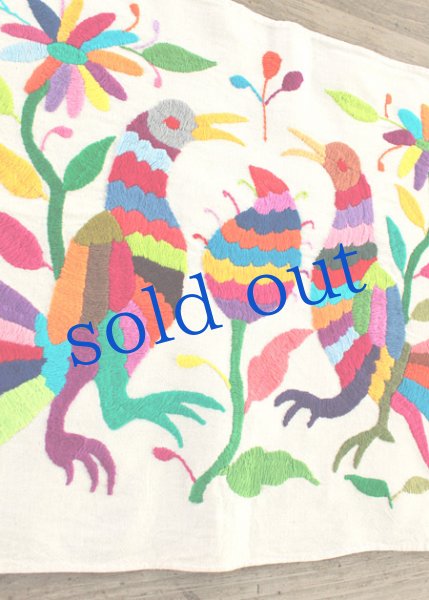 画像3: オトミの刺繍クロス[約42.5cm×34cm] (3)