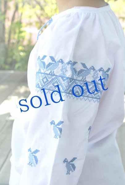 画像3: ウクライナ刺繍ブラウスソロチカ (3)