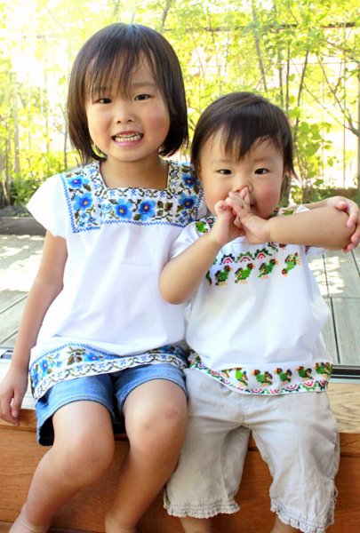 画像2: ユカタンのキッズウイピル (2)