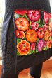 画像1: フチタンの刺繍リメイクスカート (1)