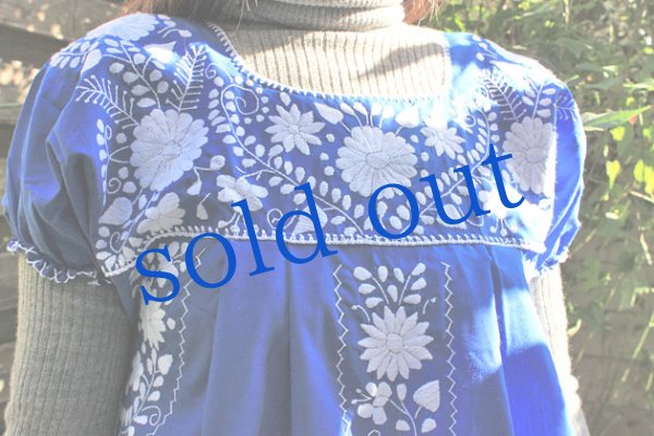 画像5: ゴージャス刺繍メキシコワンピース (5)