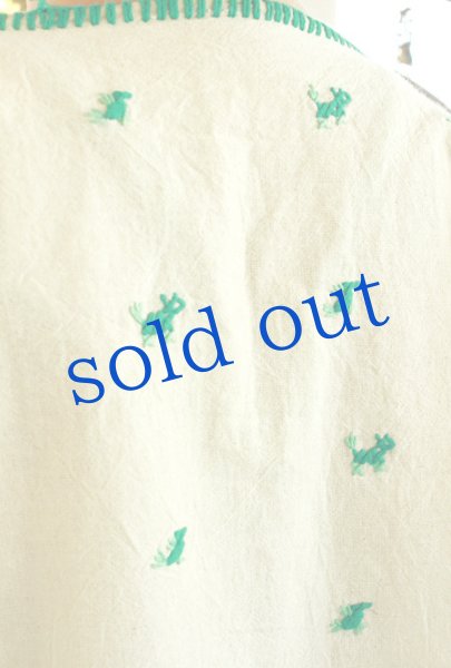 画像4: ミステコ族の刺繍トップス (4)