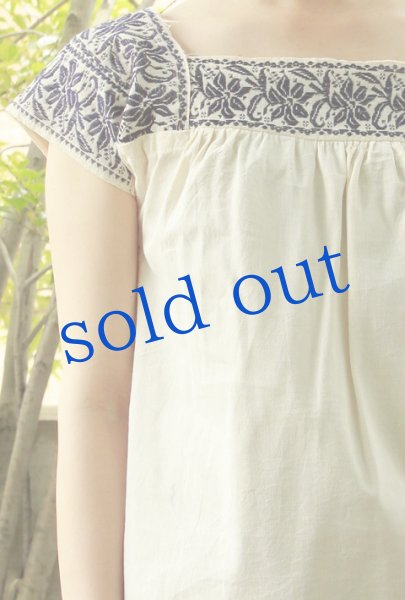 画像2: プエブラ州の刺繍ブラウス (2)