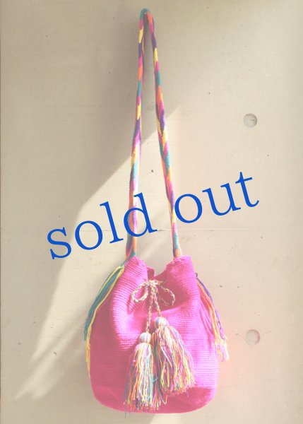 画像2: コロンビアの先住民WAYUU族の手編みバッグ　 (2)