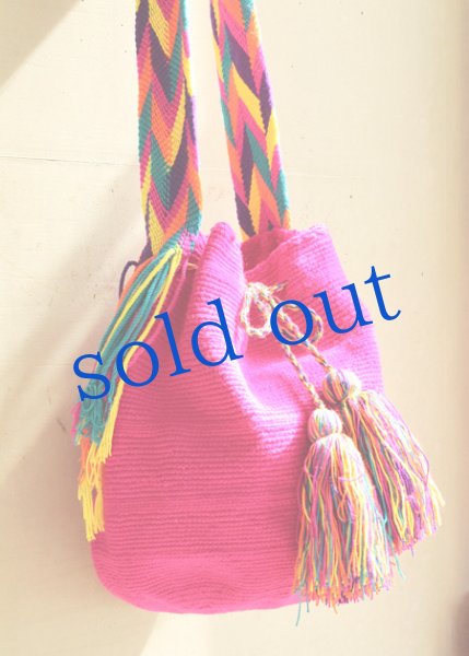 画像3: コロンビアの先住民WAYUU族の手編みバッグ　 (3)