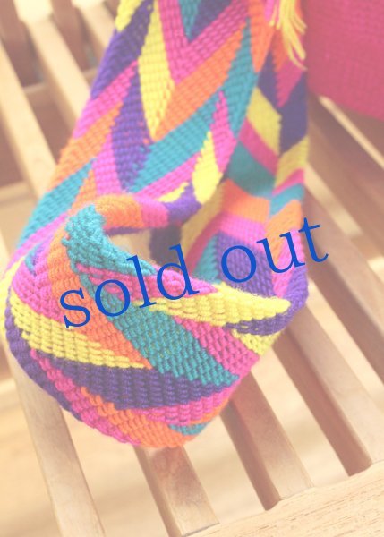 画像4: コロンビアの先住民WAYUU族の手編みバッグ　 (4)