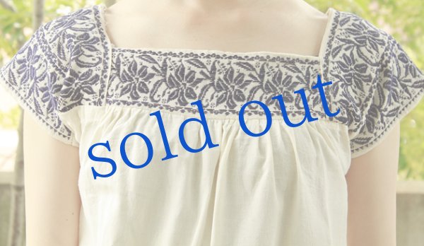 画像5: プエブラ州の刺繍ブラウス (5)