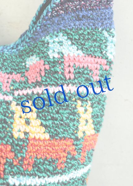 画像3: グアテマラ・トドスサントスの先住民手編みバッグ (3)