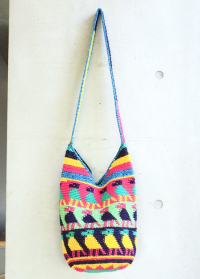 画像1: グアテマラ・トドスサントスの先住民手編みバッグ　