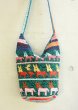画像1: グアテマラ・トドスサントスの先住民手編みバッグ (1)