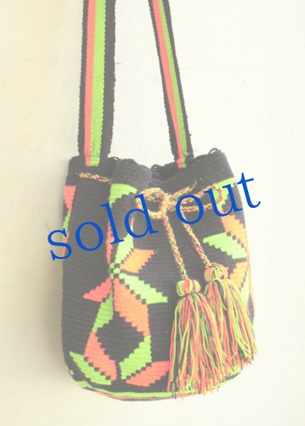 画像3: コロンビアの先住民WAYUU族の手編みバッグ　 (3)