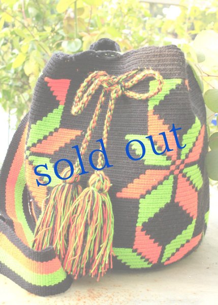 画像2: コロンビアの先住民WAYUU族の手編みバッグ　 (2)