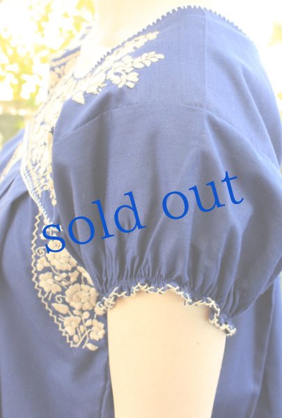 画像4: ゴージャス刺繍メキシコチュニック (4)