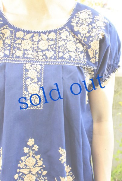 画像2: ゴージャス刺繍メキシコチュニック (2)