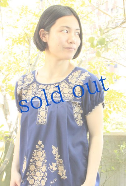 画像3: ゴージャス刺繍メキシコチュニック (3)