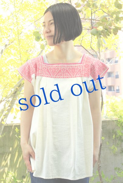 画像2: プエブラ州ナワ族のブラウス　 (2)